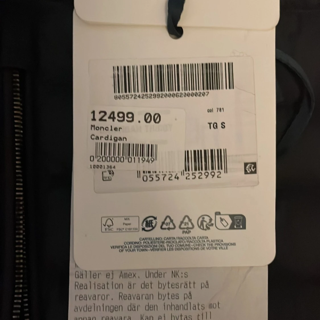 Svart Moncler cardigan - 2