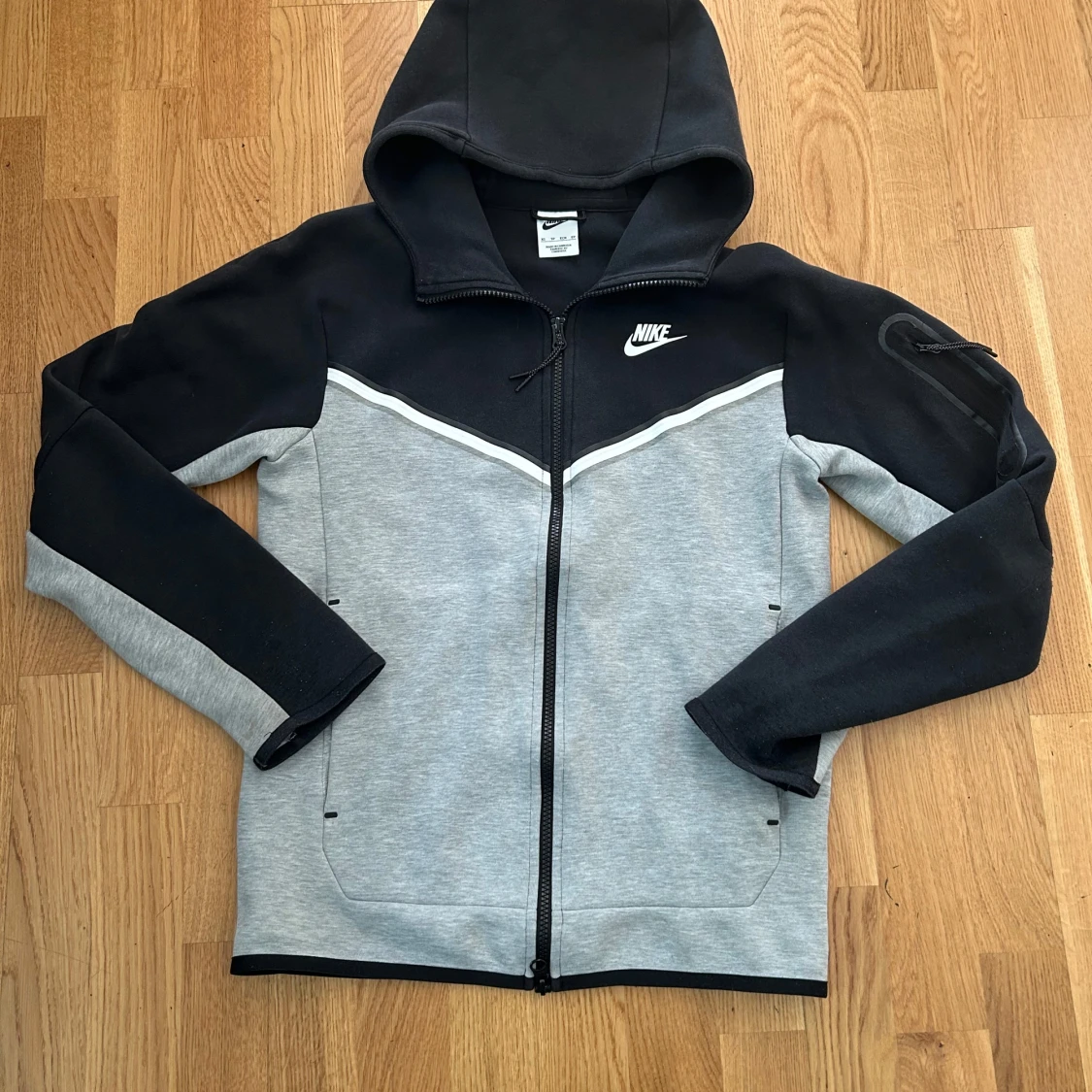 Nike hoodiejacka svart/grå XS - 1
