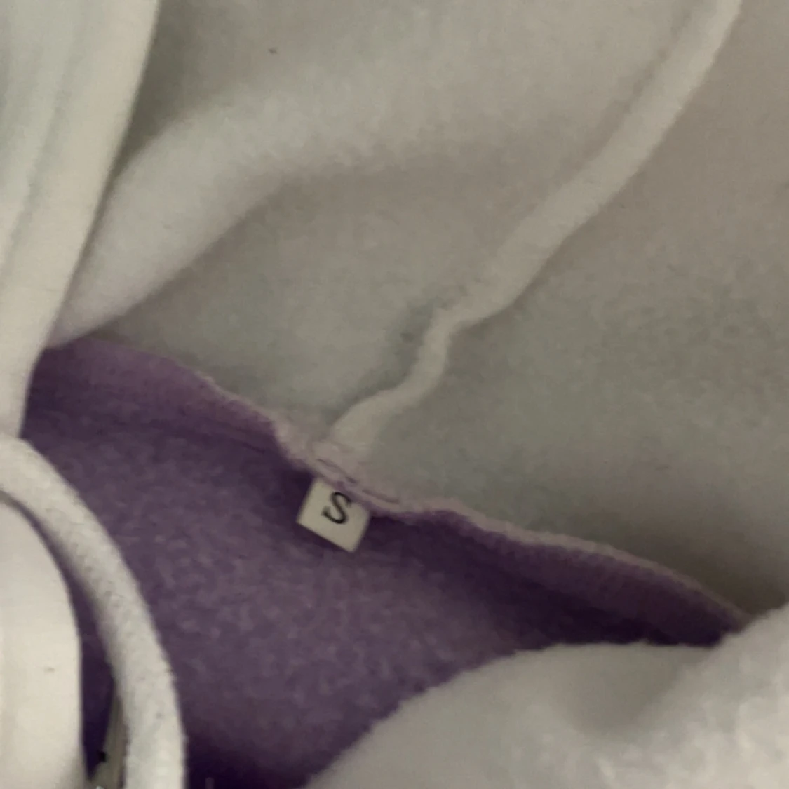 Ljuslila och vit hoodie Oakland S - 2