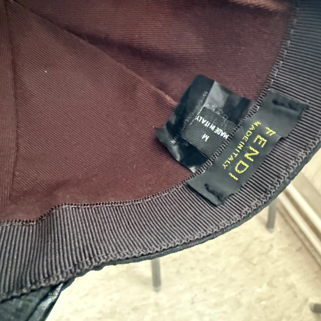 Svart Fendi keps med FF-mönster - 4