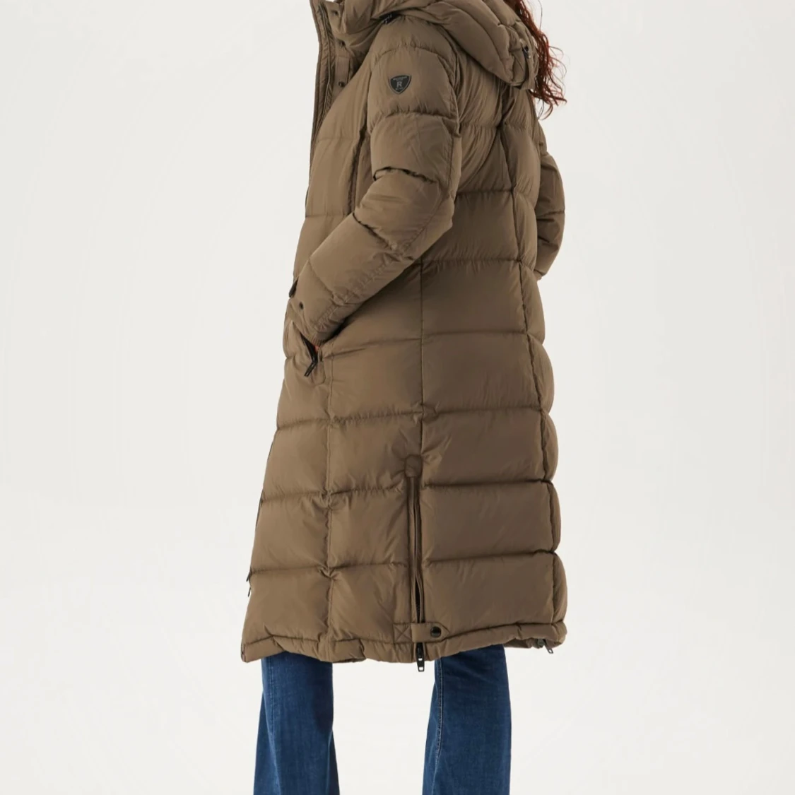 Lång grön dunjacka Rockandblue - 1