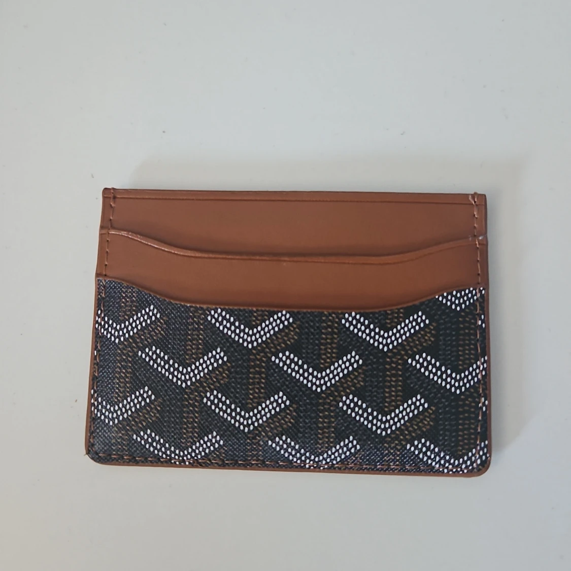 Goyard plånbok i brunt och svart - 1