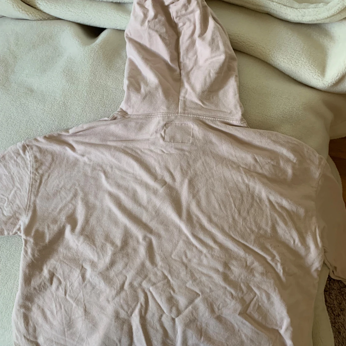 Smutsrosa/beige hoodie  - 1