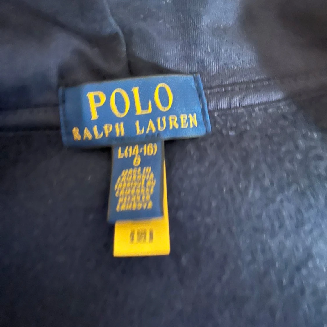 Marinblå hoodie från Polo Ralph Lauren - 3