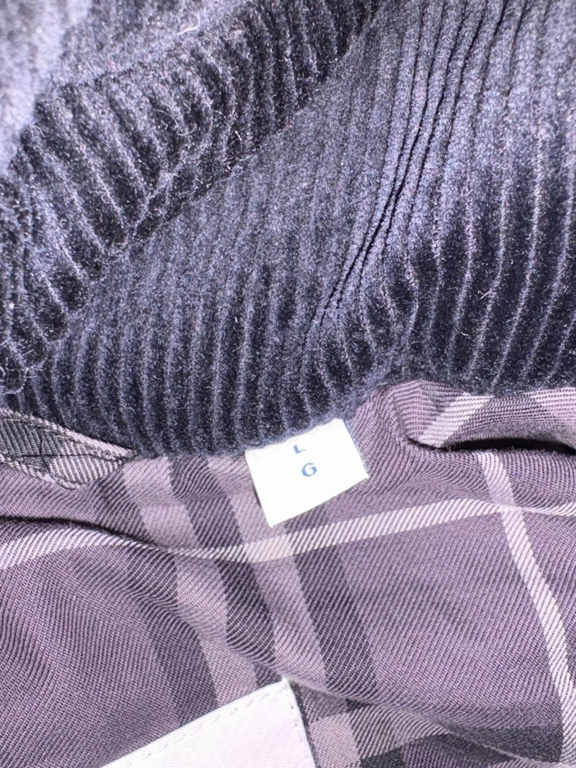 Svart manchester pufferjacka L - 2