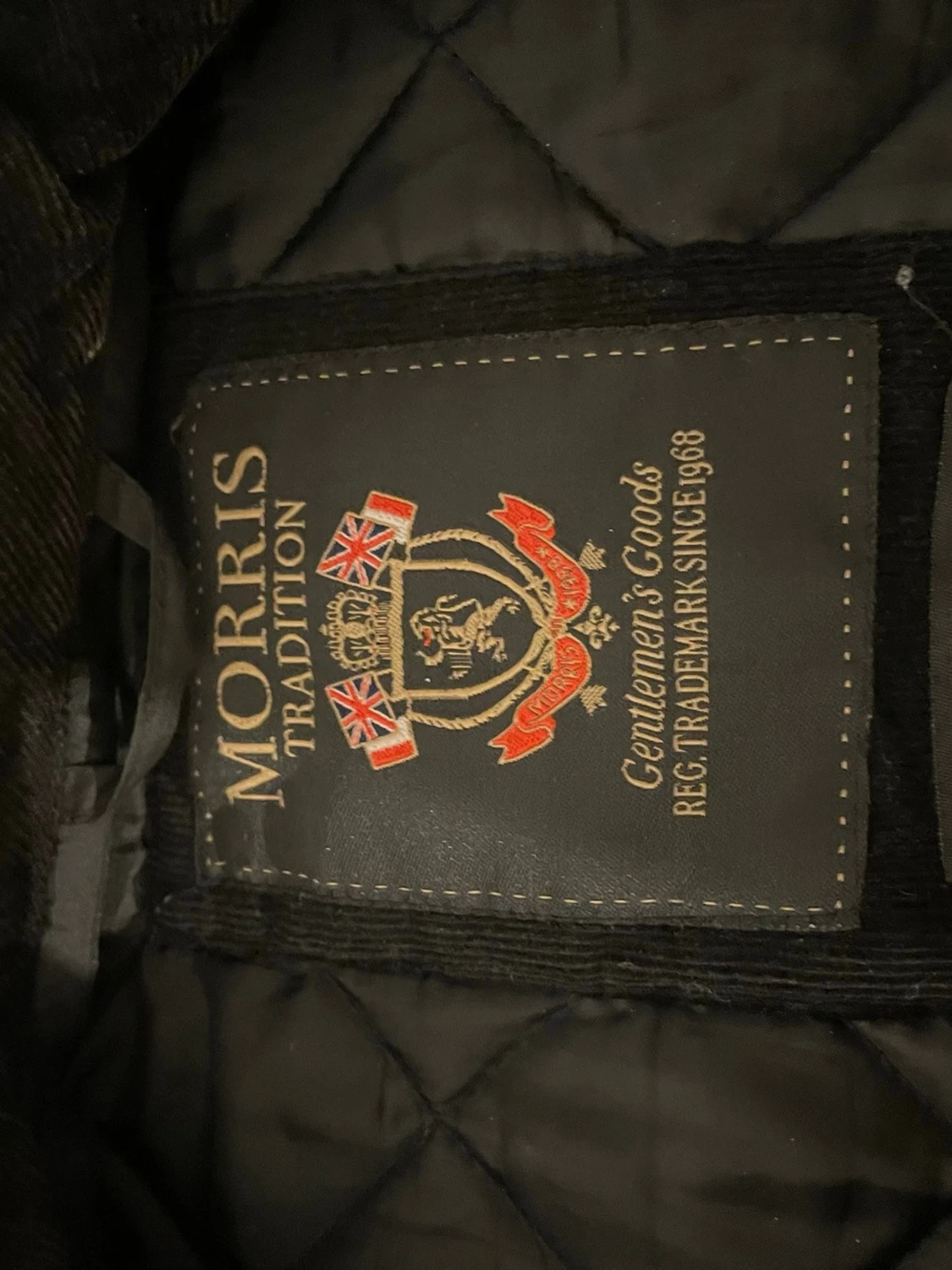Svart quiltad väst från Morris - 1
