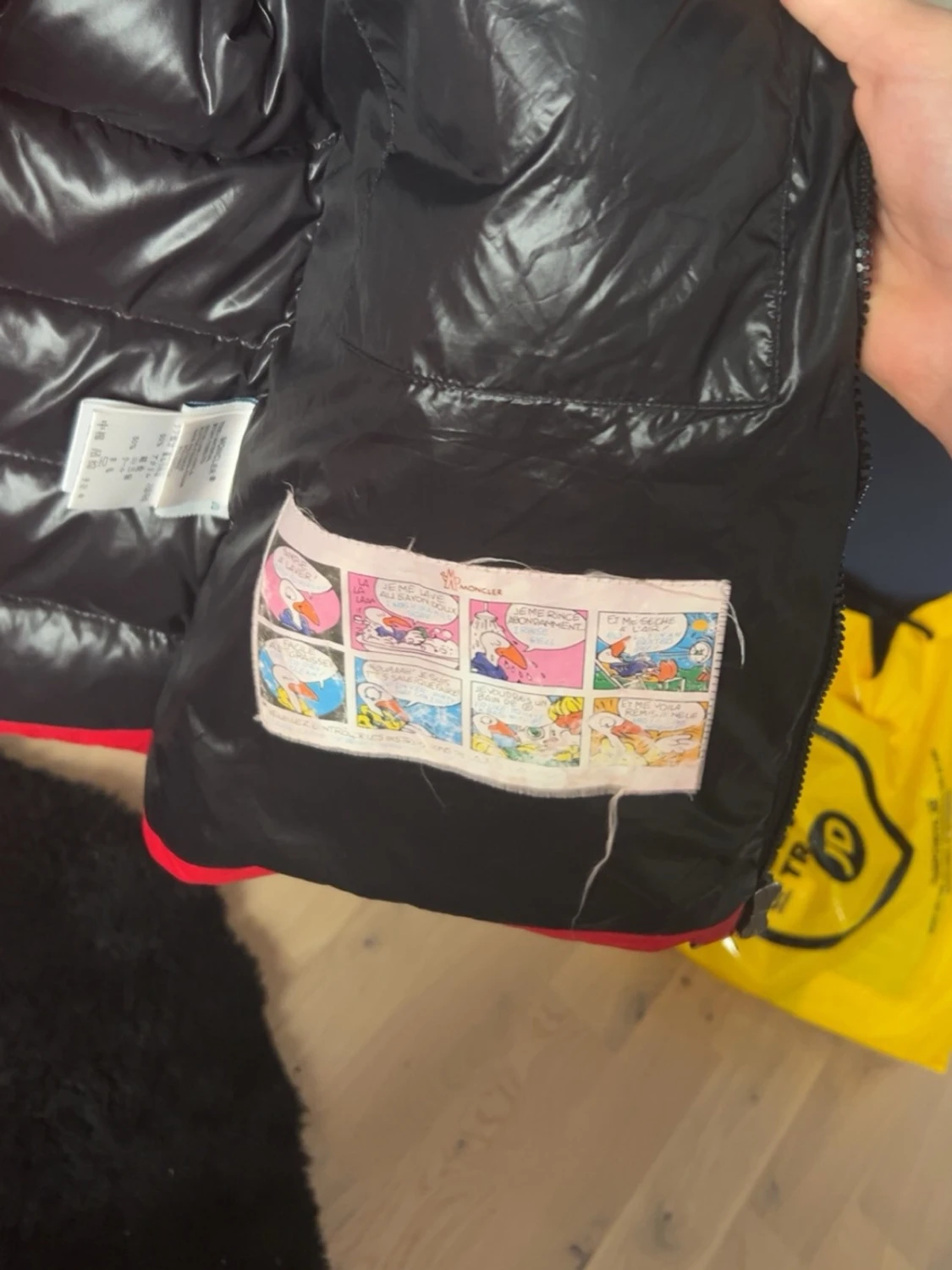 Röd Moncler pufferjacka - 4