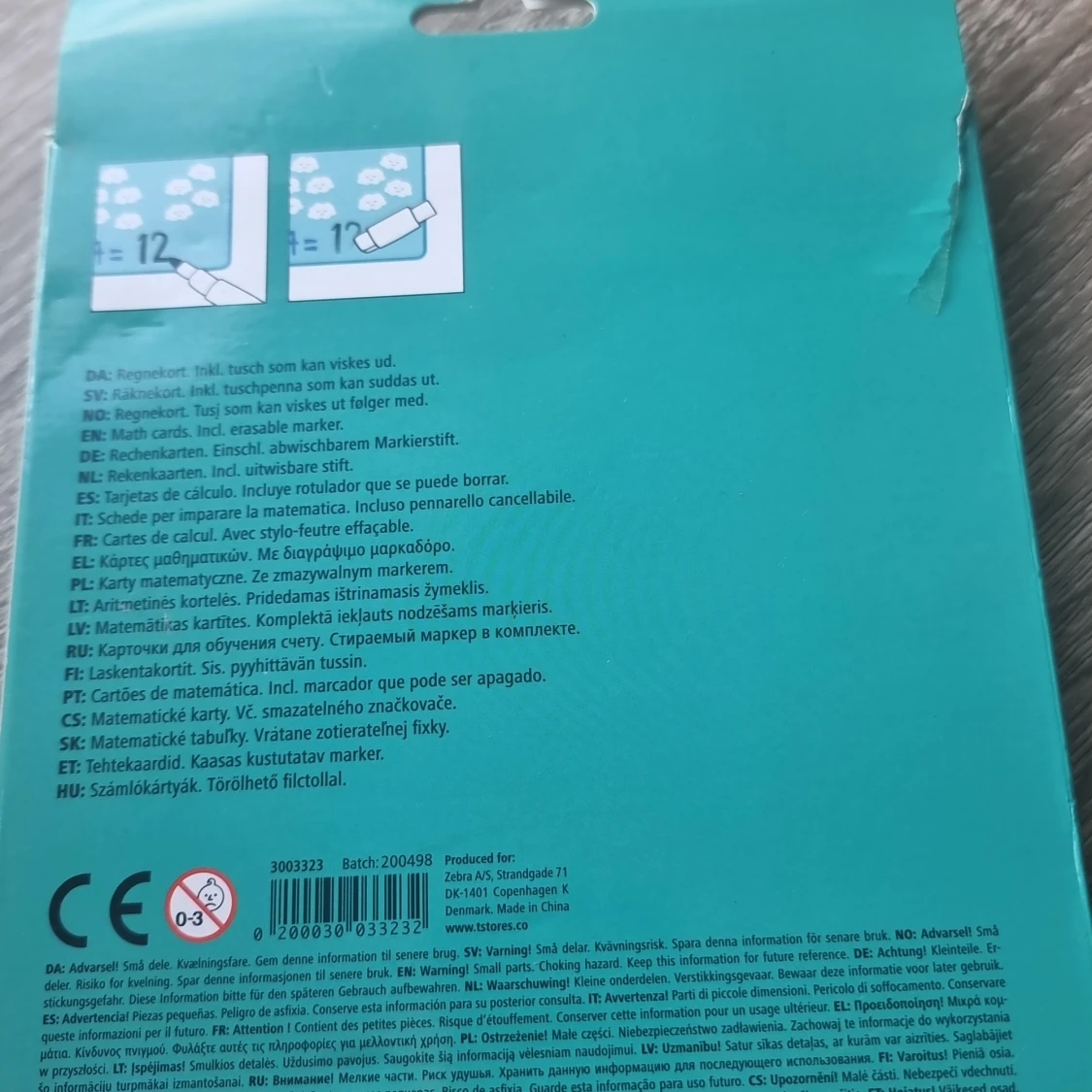 Regnekort Math Cards - 1