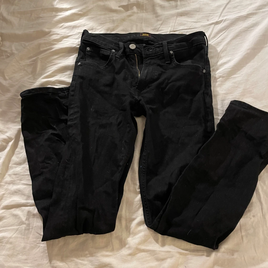Svarta jeansbyxor från Lee