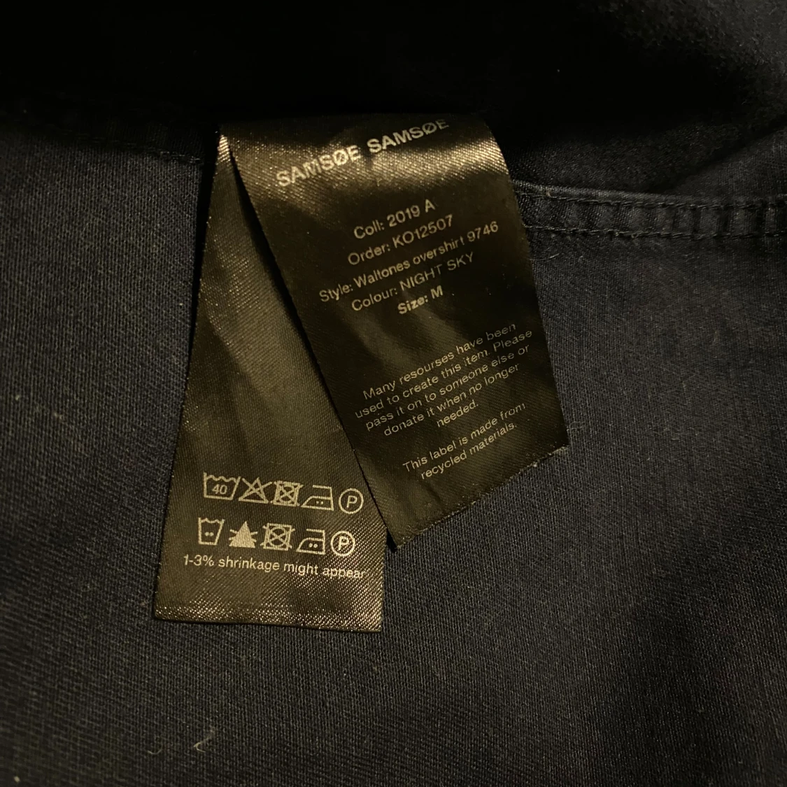Mörkblå overshirt från Samsøe Samsøe - 3