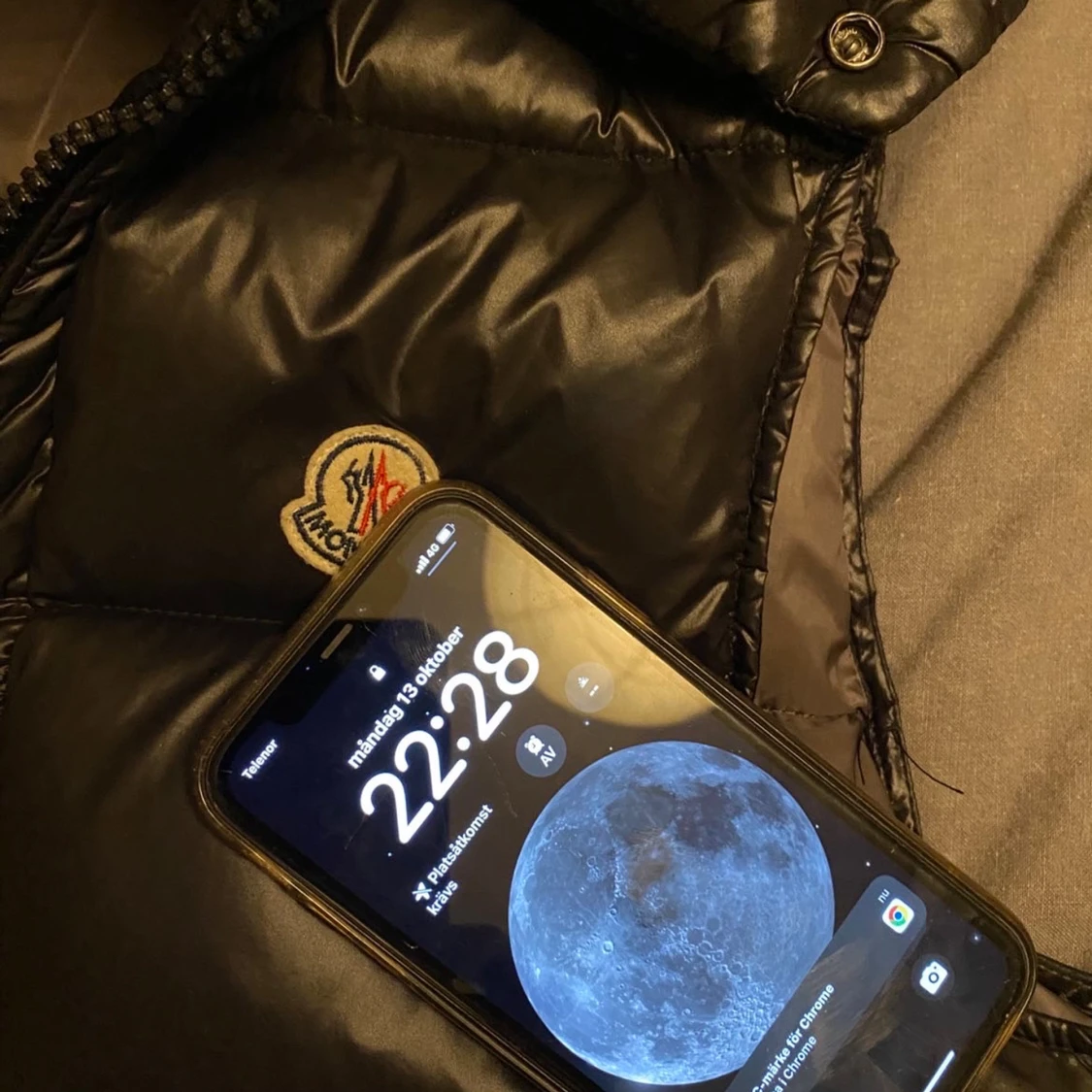 Svart dunväst från Moncler - 2