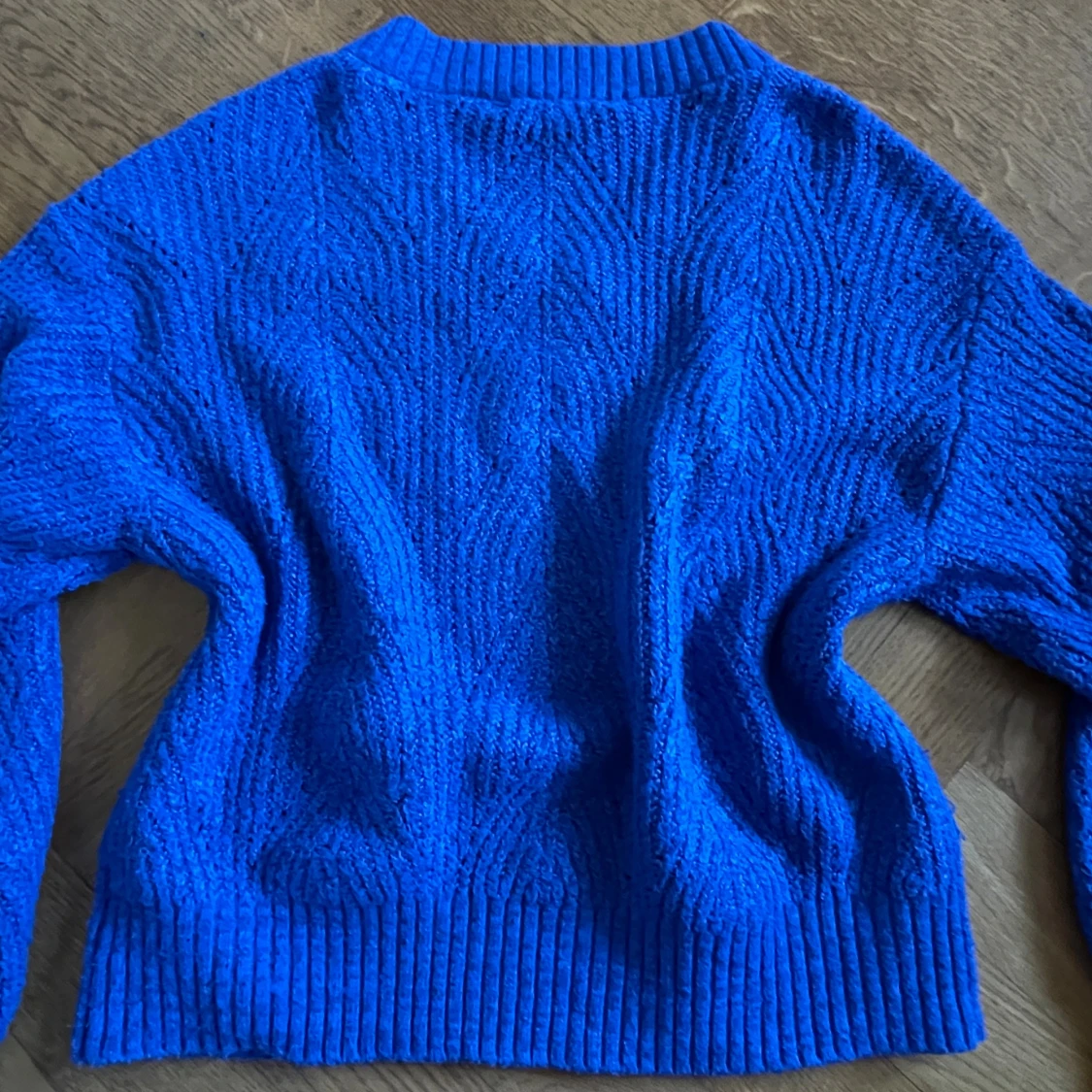 Kornblå stickad tröja Copper Key - 4
