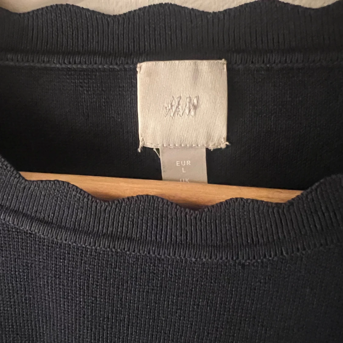 Mörkblå trekvartsärmad tröja H&M - 1