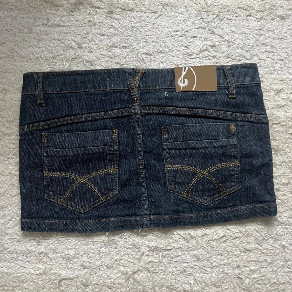 Lågmidjad jeans kjol - 1