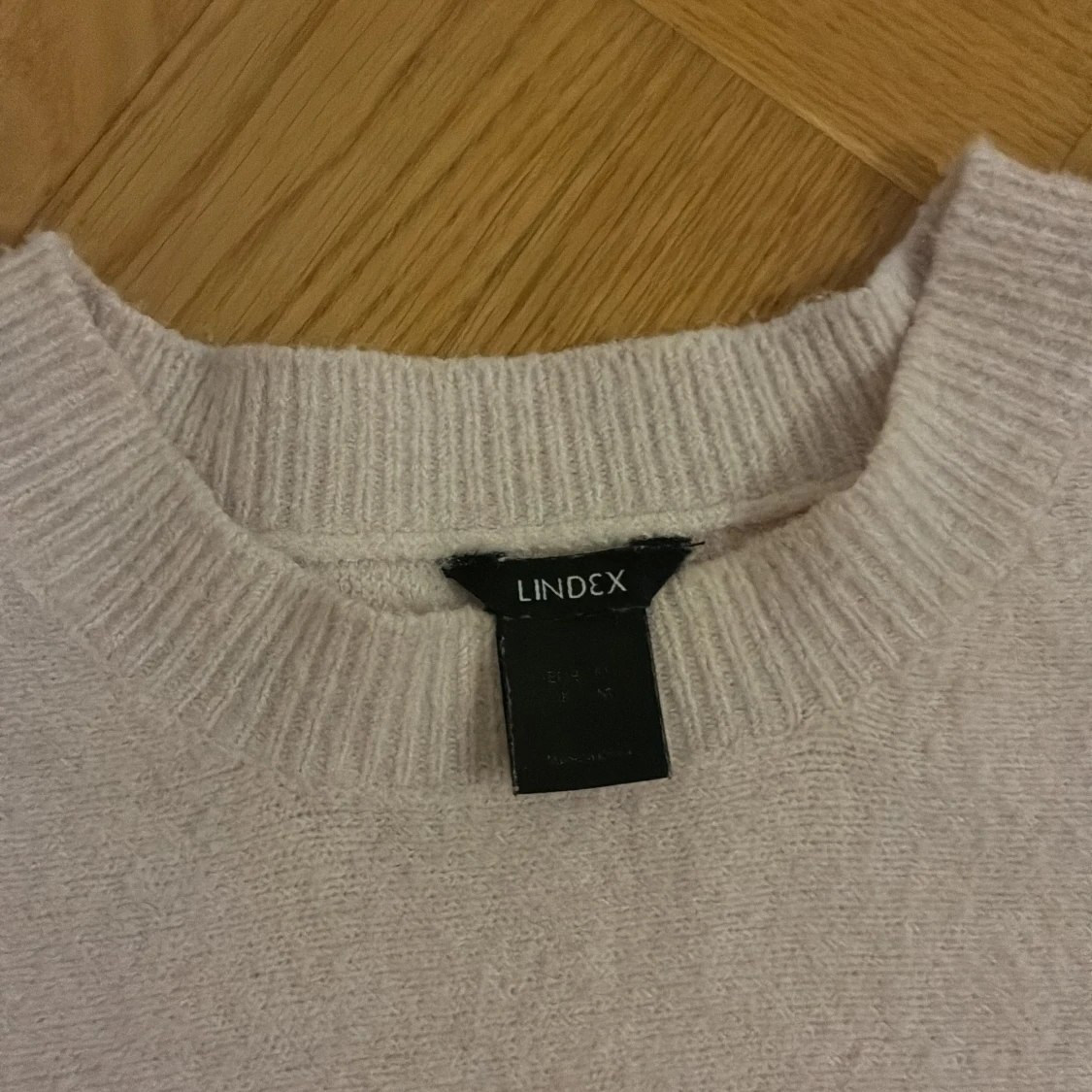 Ljusrosa stickad tröja från Lindex  - 2
