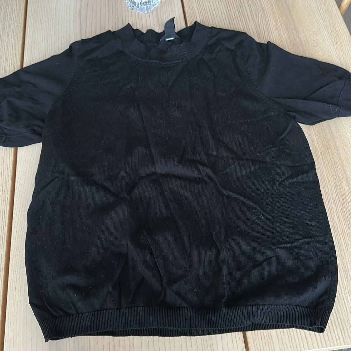 Svart kortärmad tröja från Lindex XS - 2