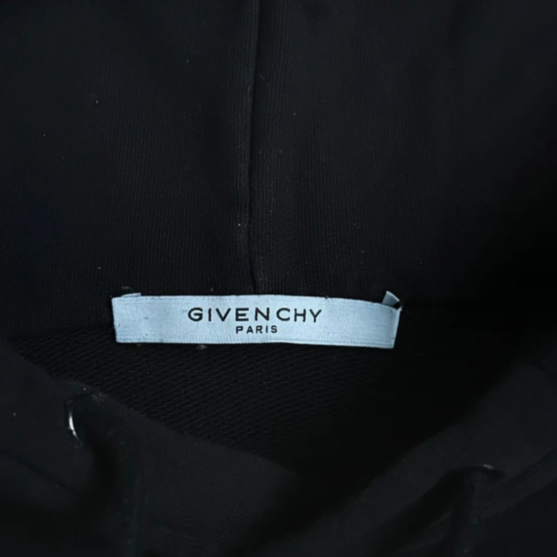 Svart Givenchy hoodie med pärlbroderi - 1