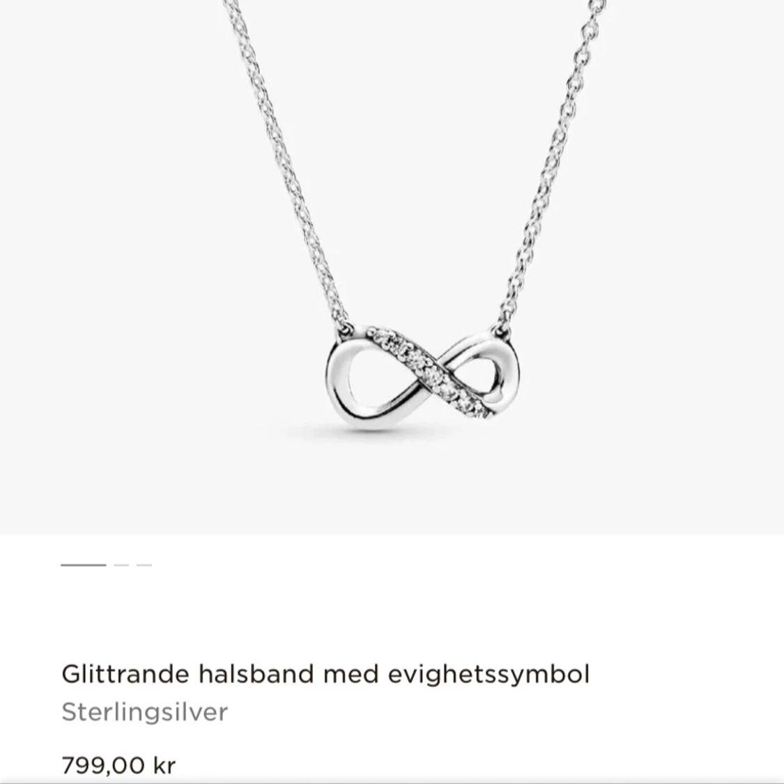 Pandora halsband i silver - 2