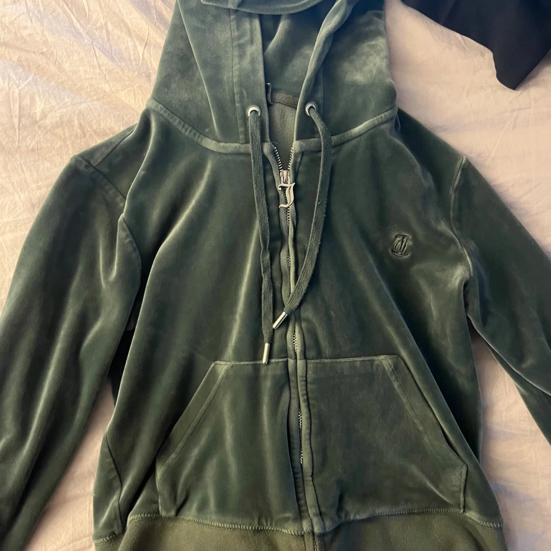 Grön velour hoodie Juicy Couture  - 2