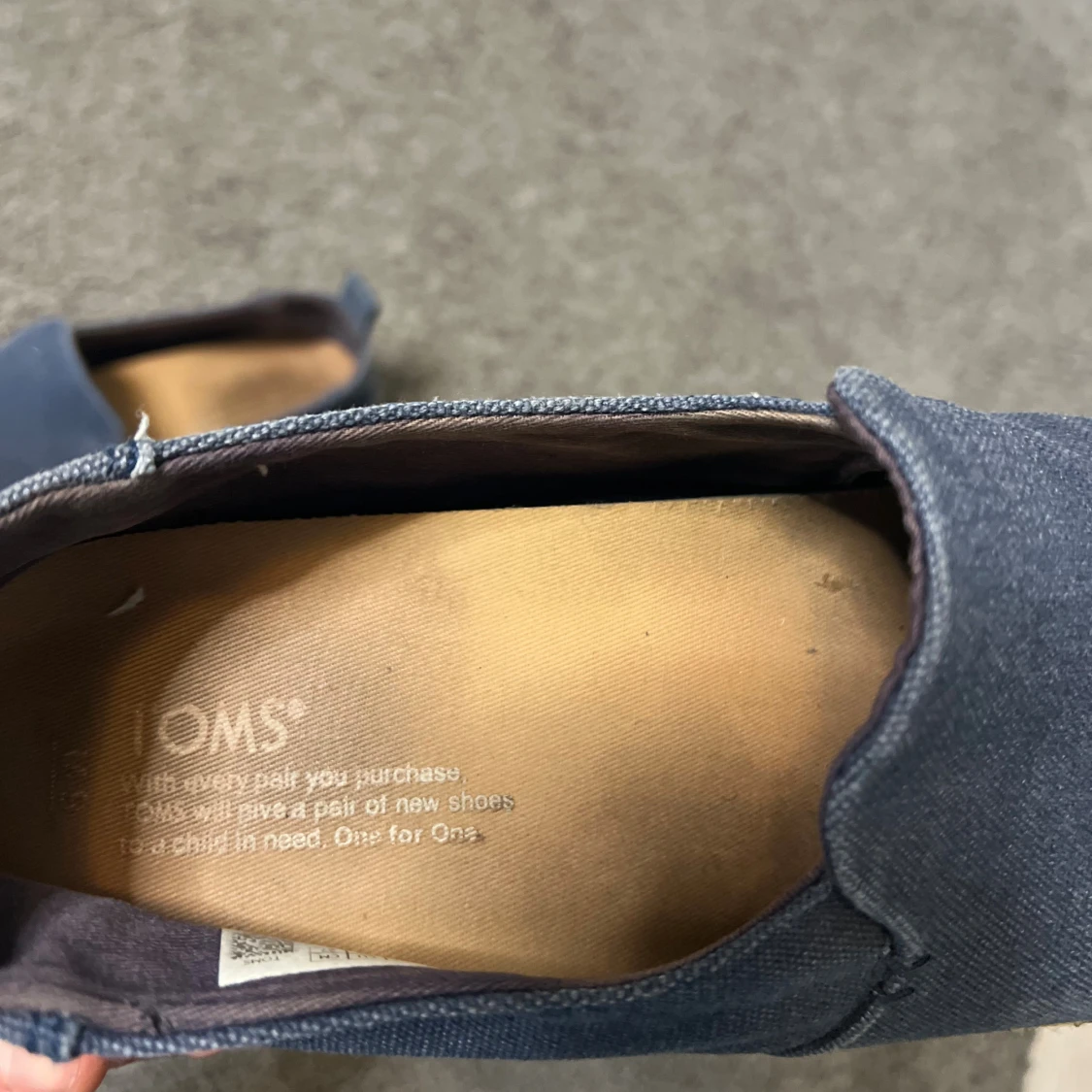 Blåa espadrilles  - 1