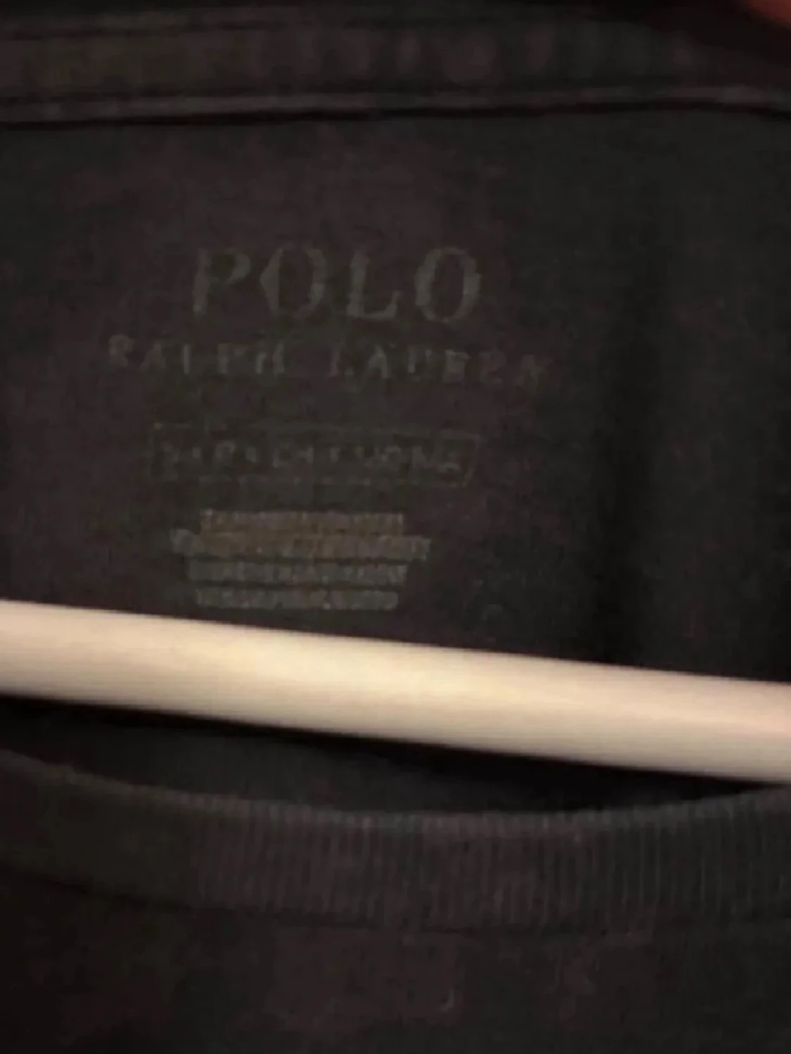 Svart långärmad topp från Polo Ralph Lauren - 1