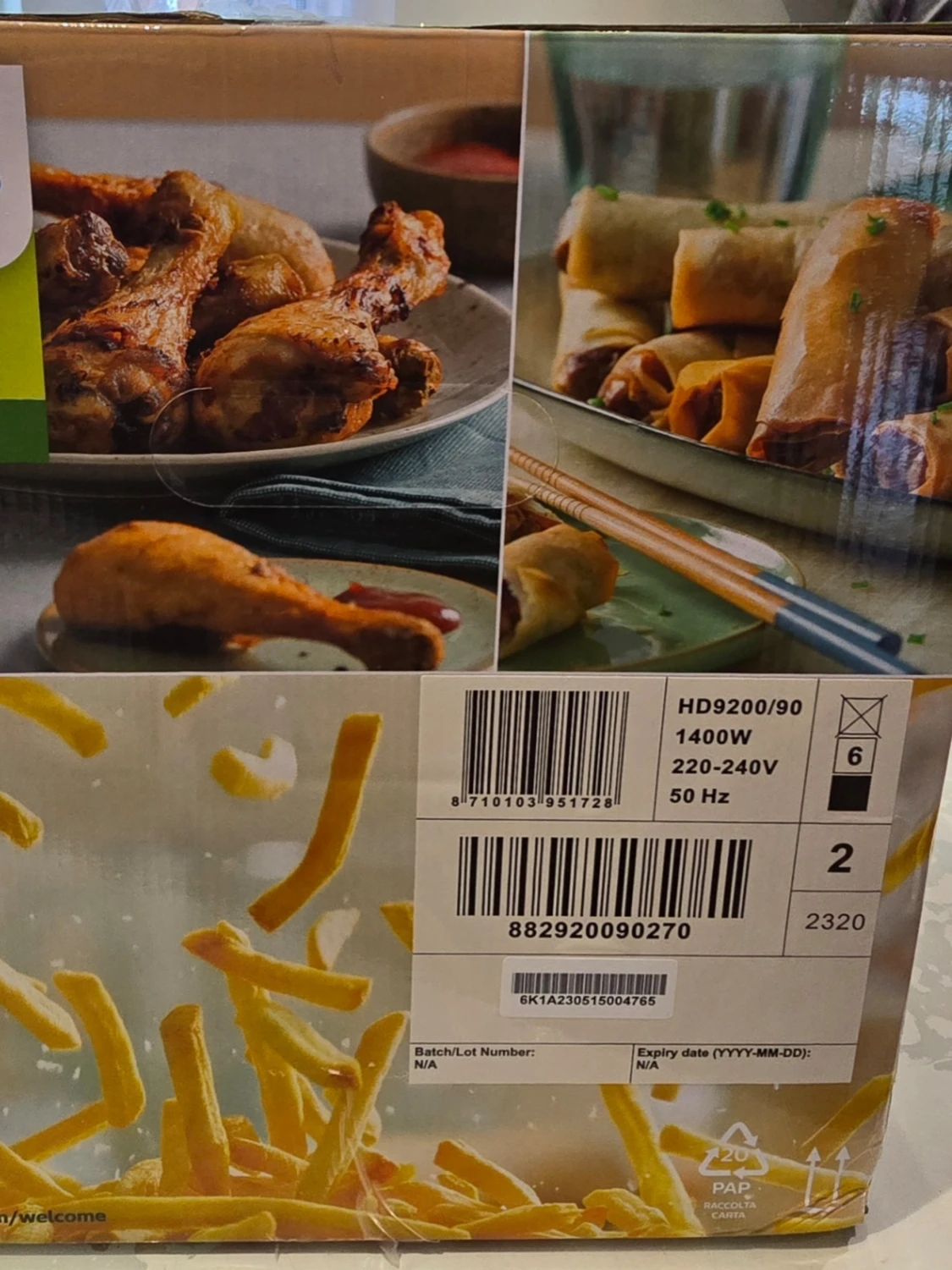 Philips Airfryer HD9200/90 svart