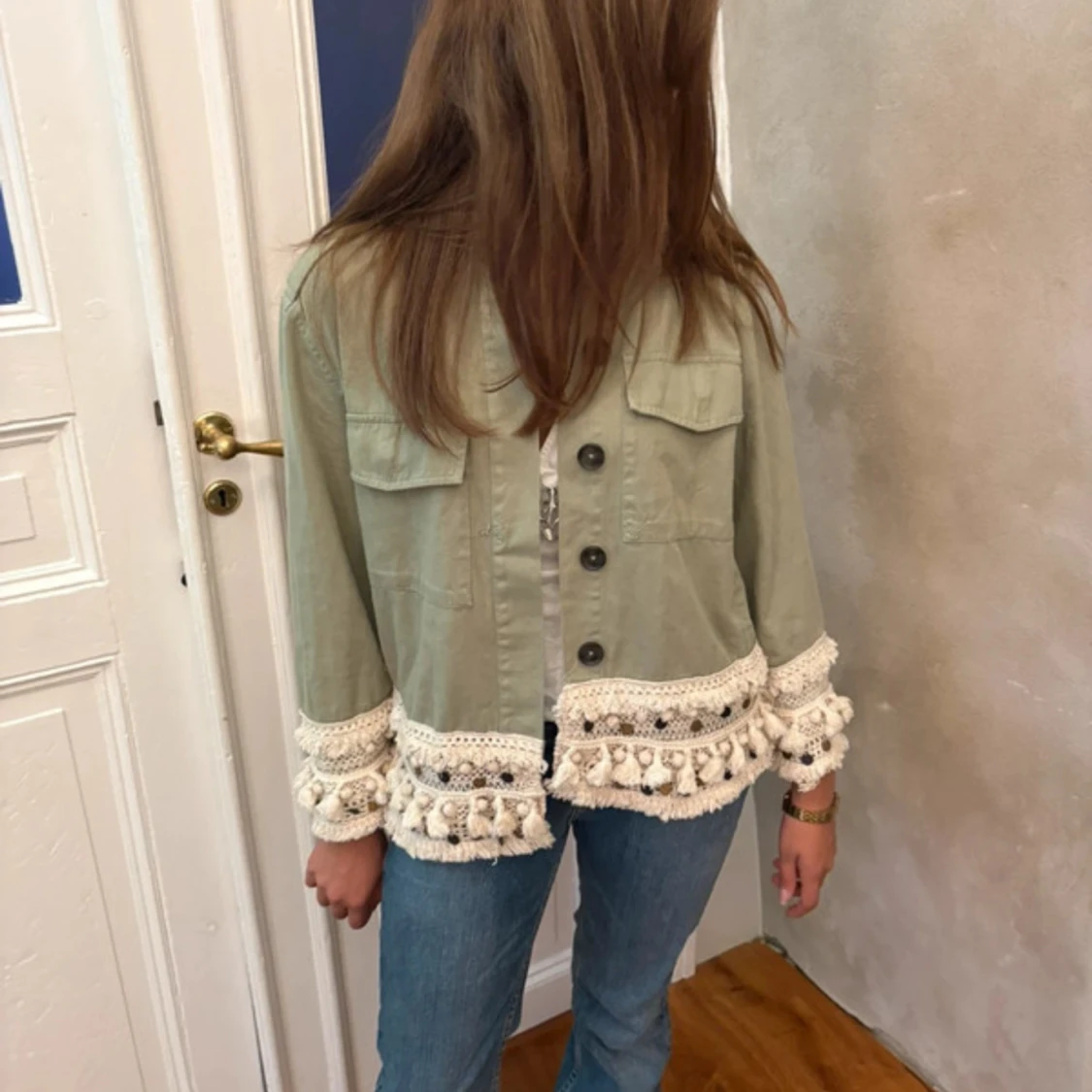 Grön jeansjacka  - 1