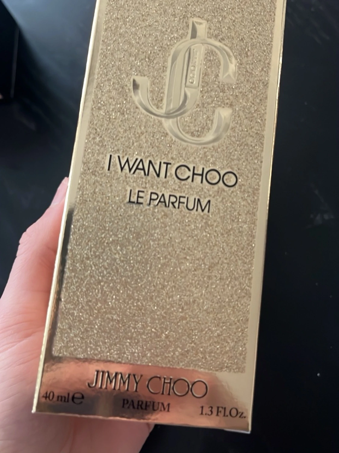 Jimmy Choo guld parfymflaska - 1