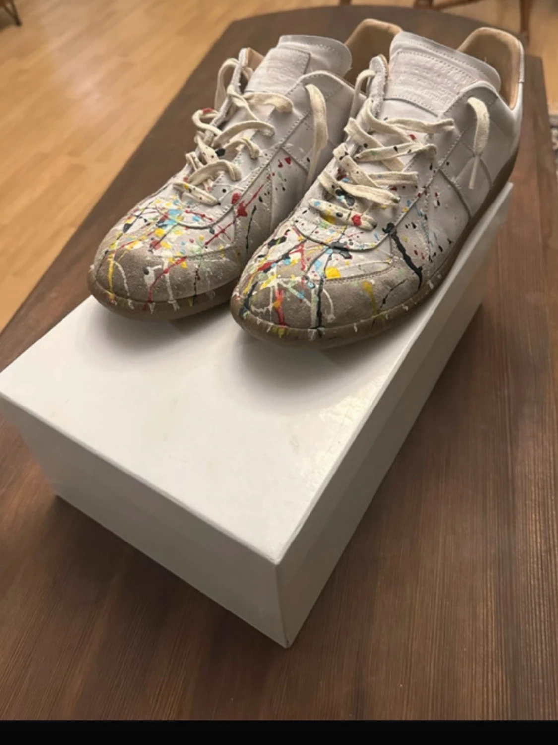 Maison margiela paintsplatter gats - 1