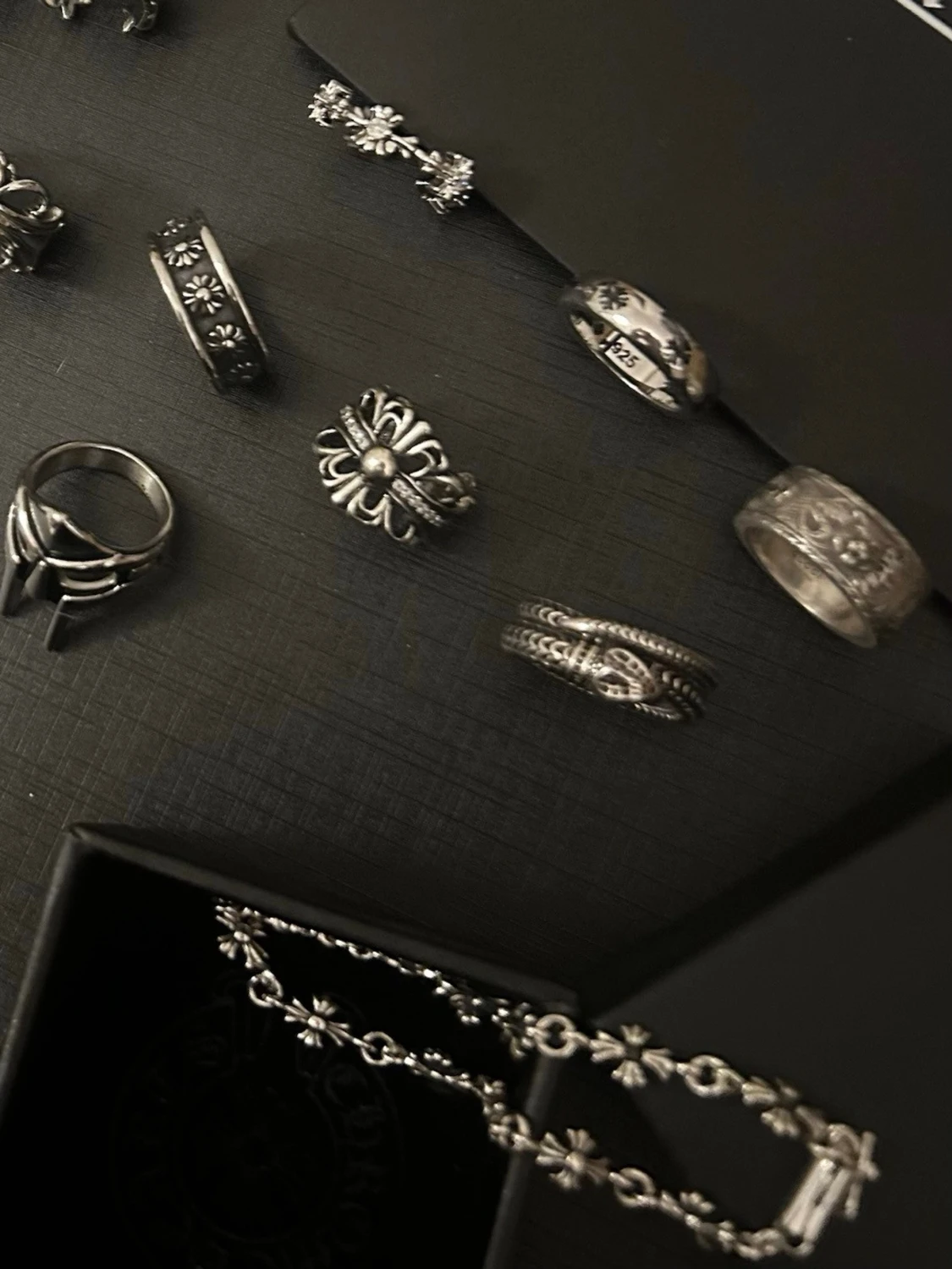 Chrome Hearts Ring Stainless Steele Silver Grisch Cool Streetwear Trendig - 3