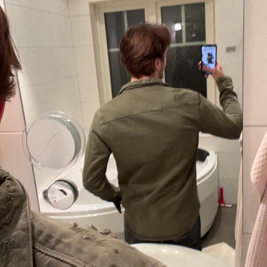 Olivgrön overshirt - 1