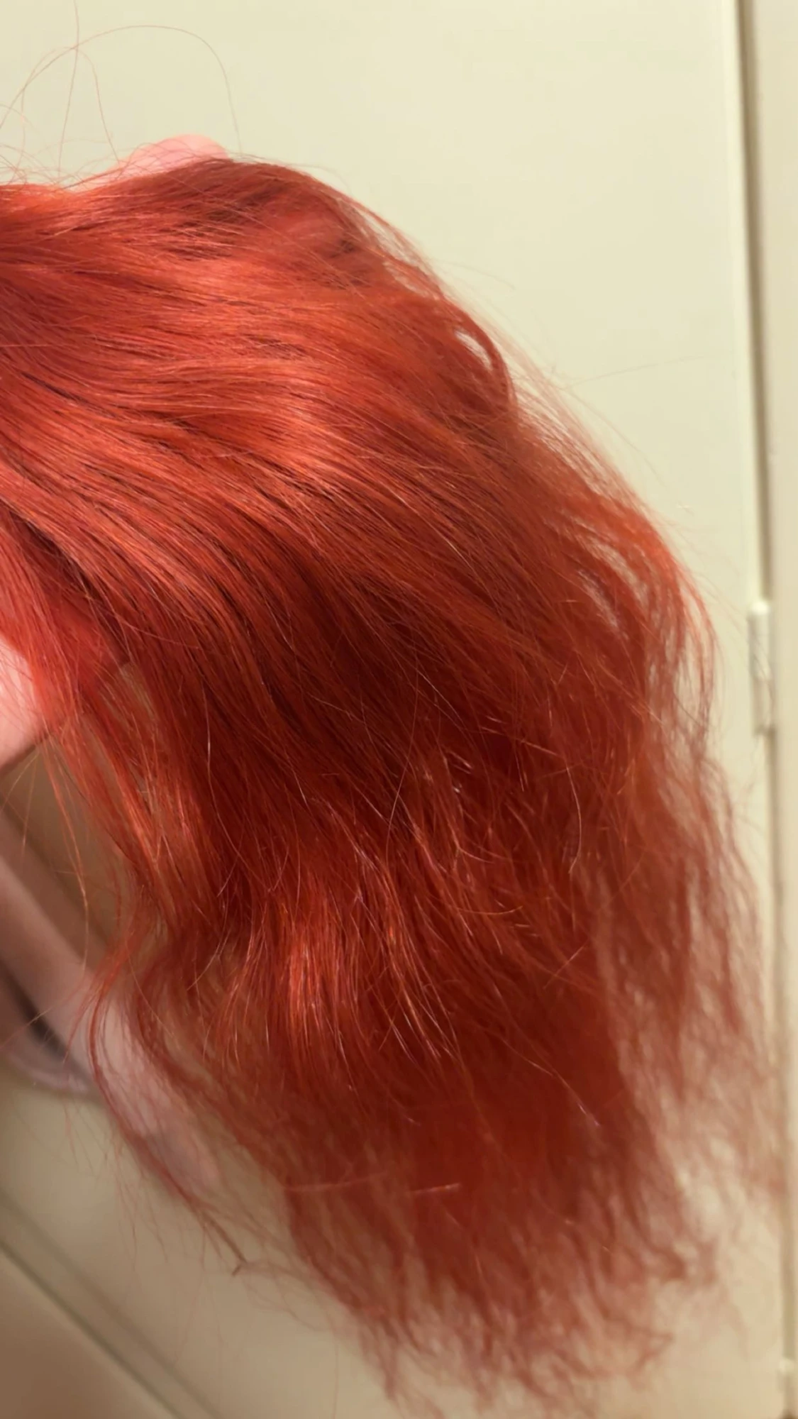 Rött Äkta Tejphår 50cm - 1