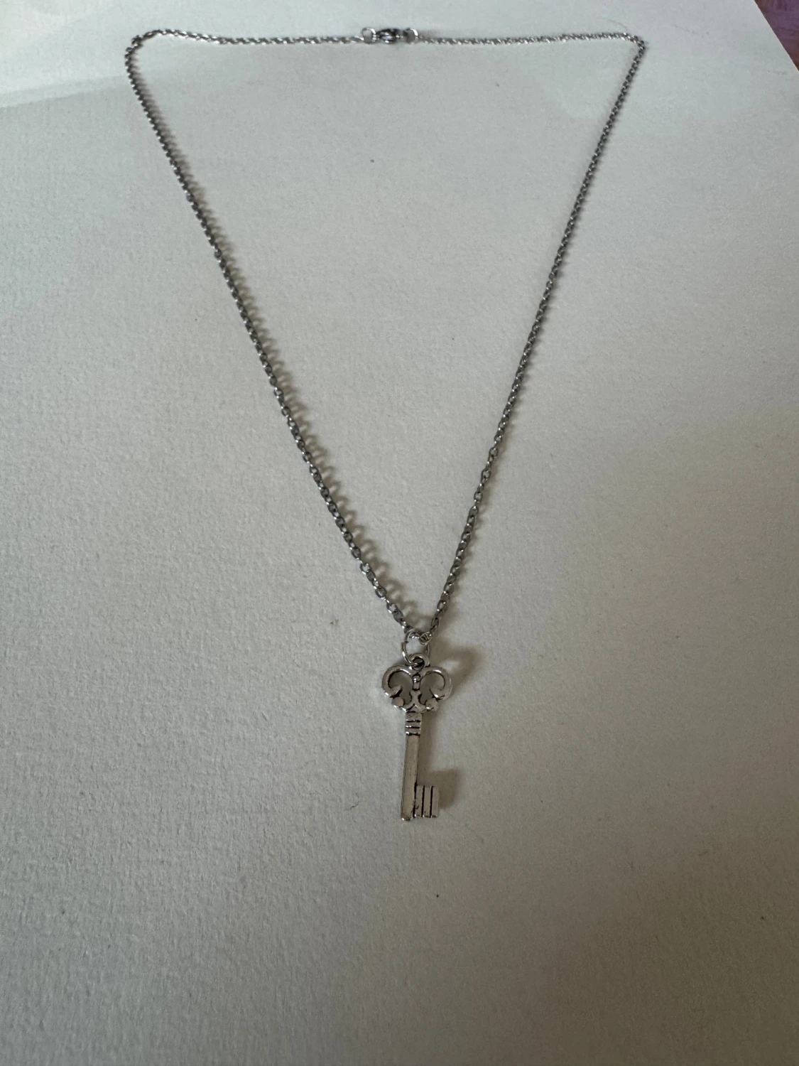 Silverhalsband mindre nyckel - 3