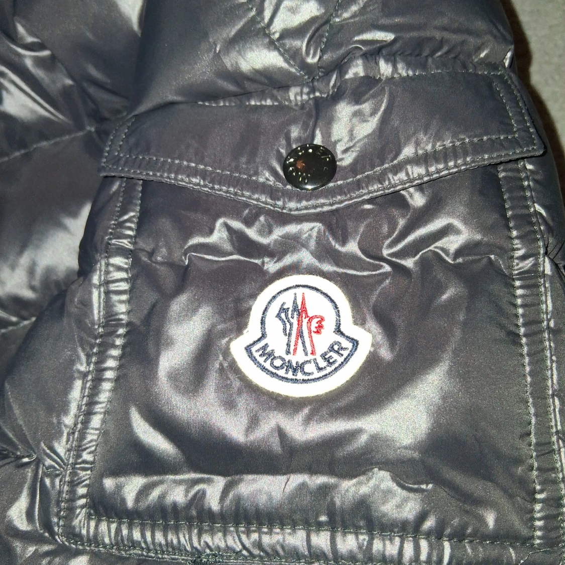Svart Moncler pufferjacka herr - 1