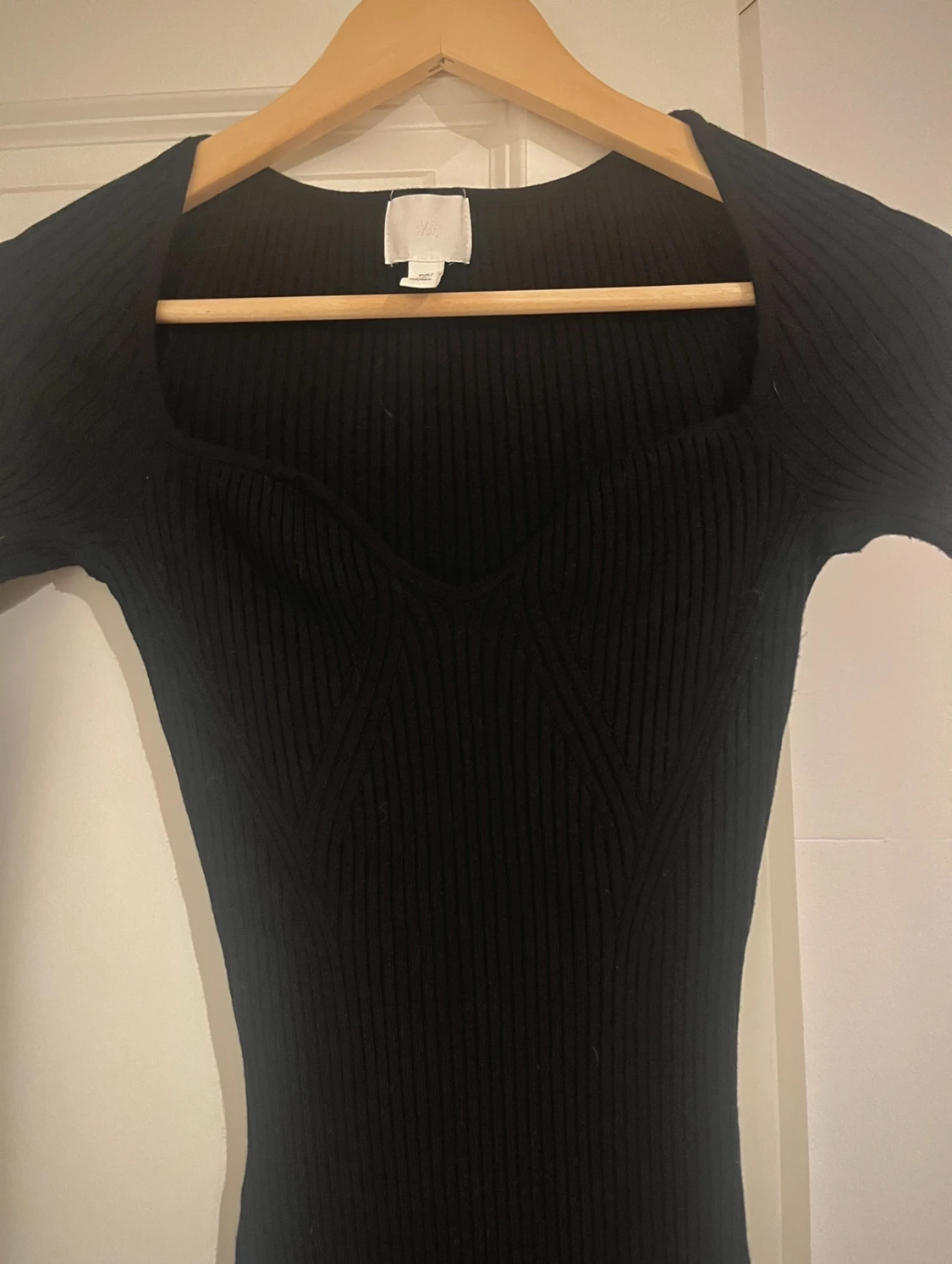 Ribbad långklänning - 1