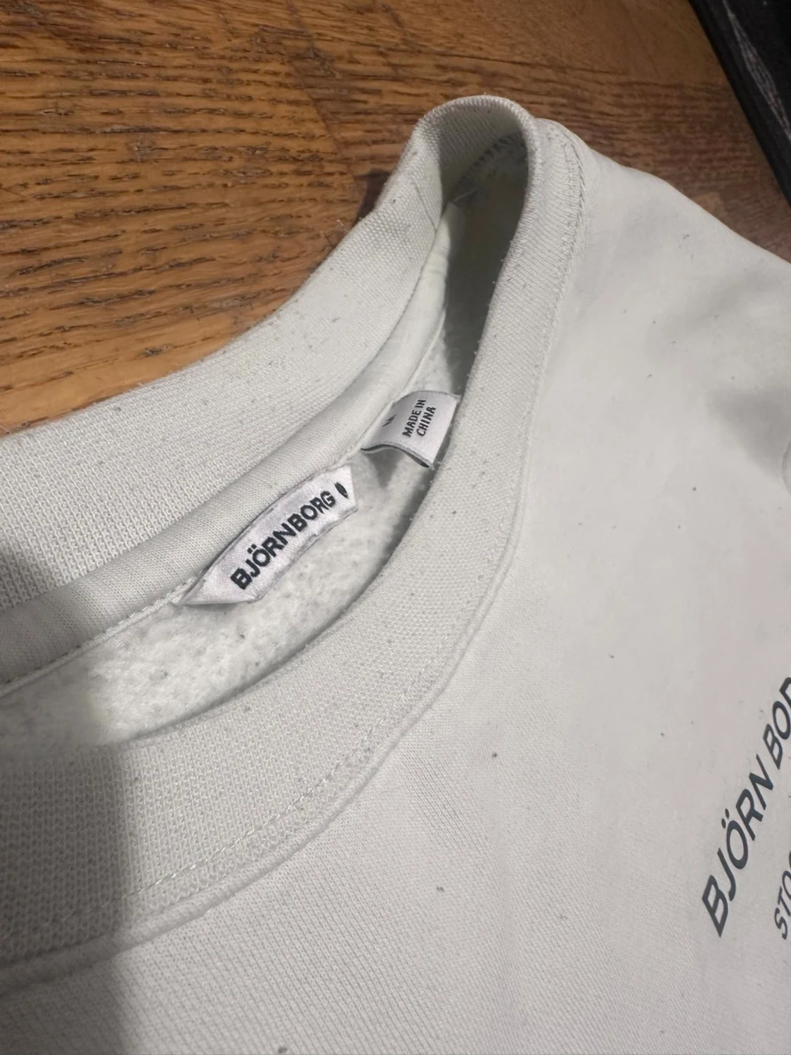 Vit sweatshirt från Björn Borg - 1