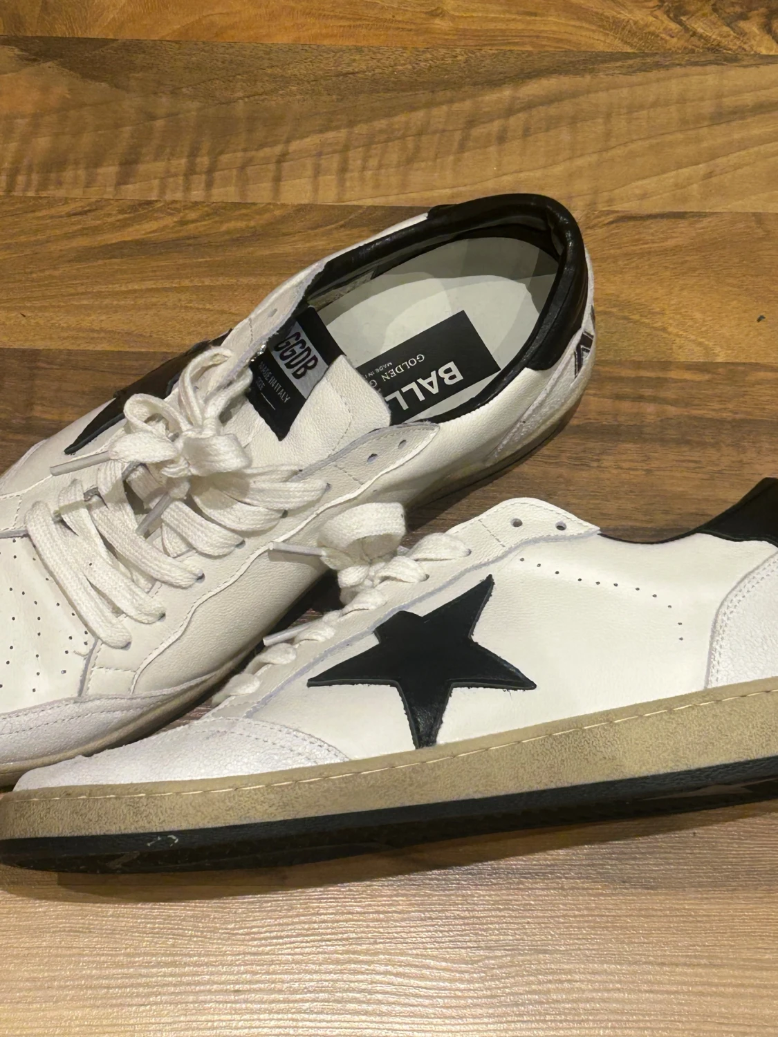 Golden Goose Ballstar sneakers vit/svart