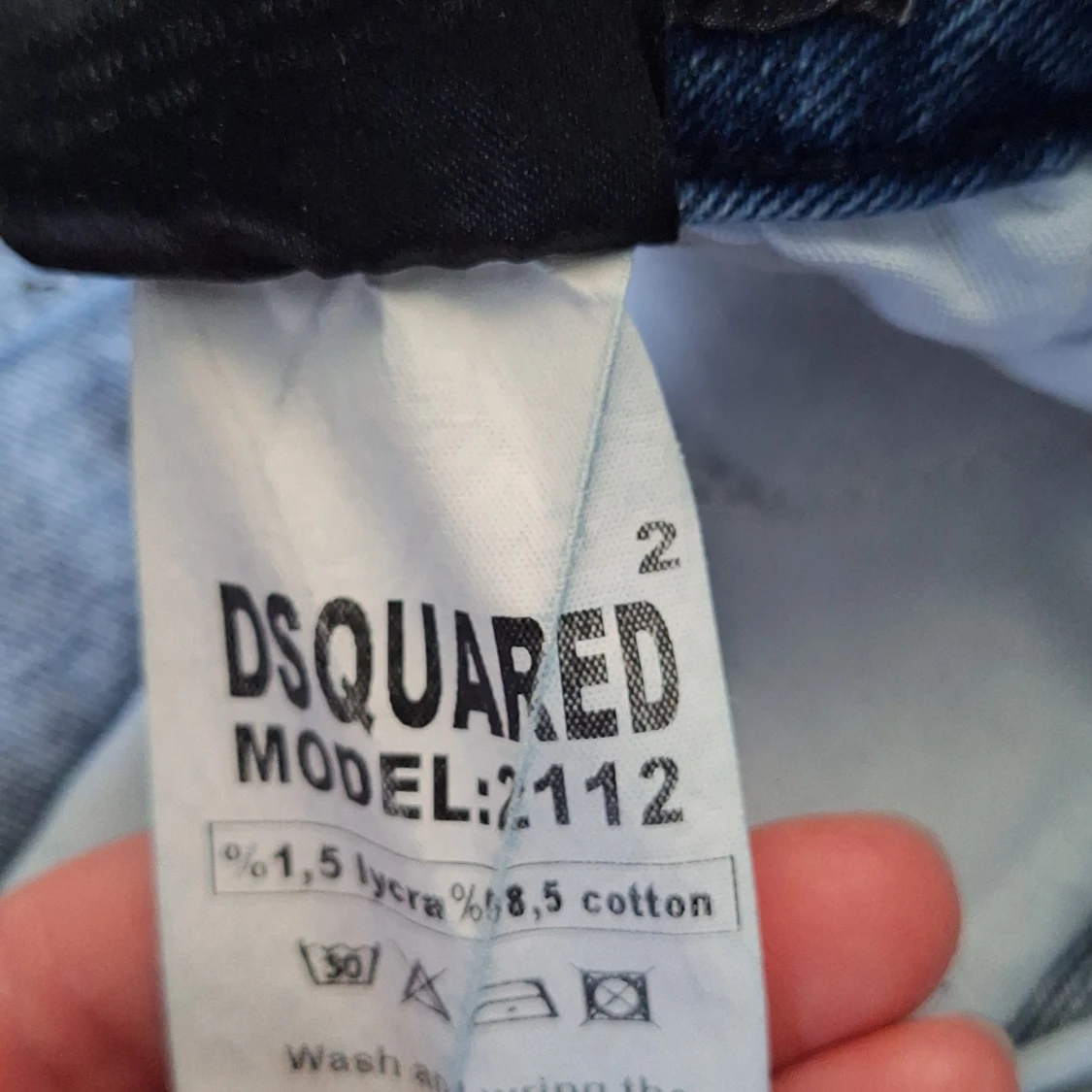 Blå jeans från Dsquared2 stl 44 - 2