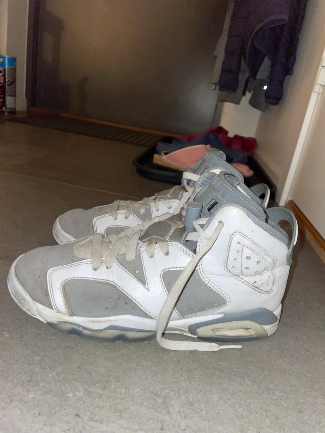 Nike Air Jordan 6 Retro grå/vita - 1