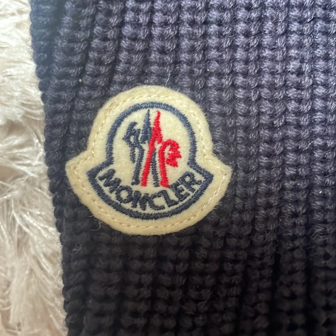 Mörkblå Moncler cardigan  - 3