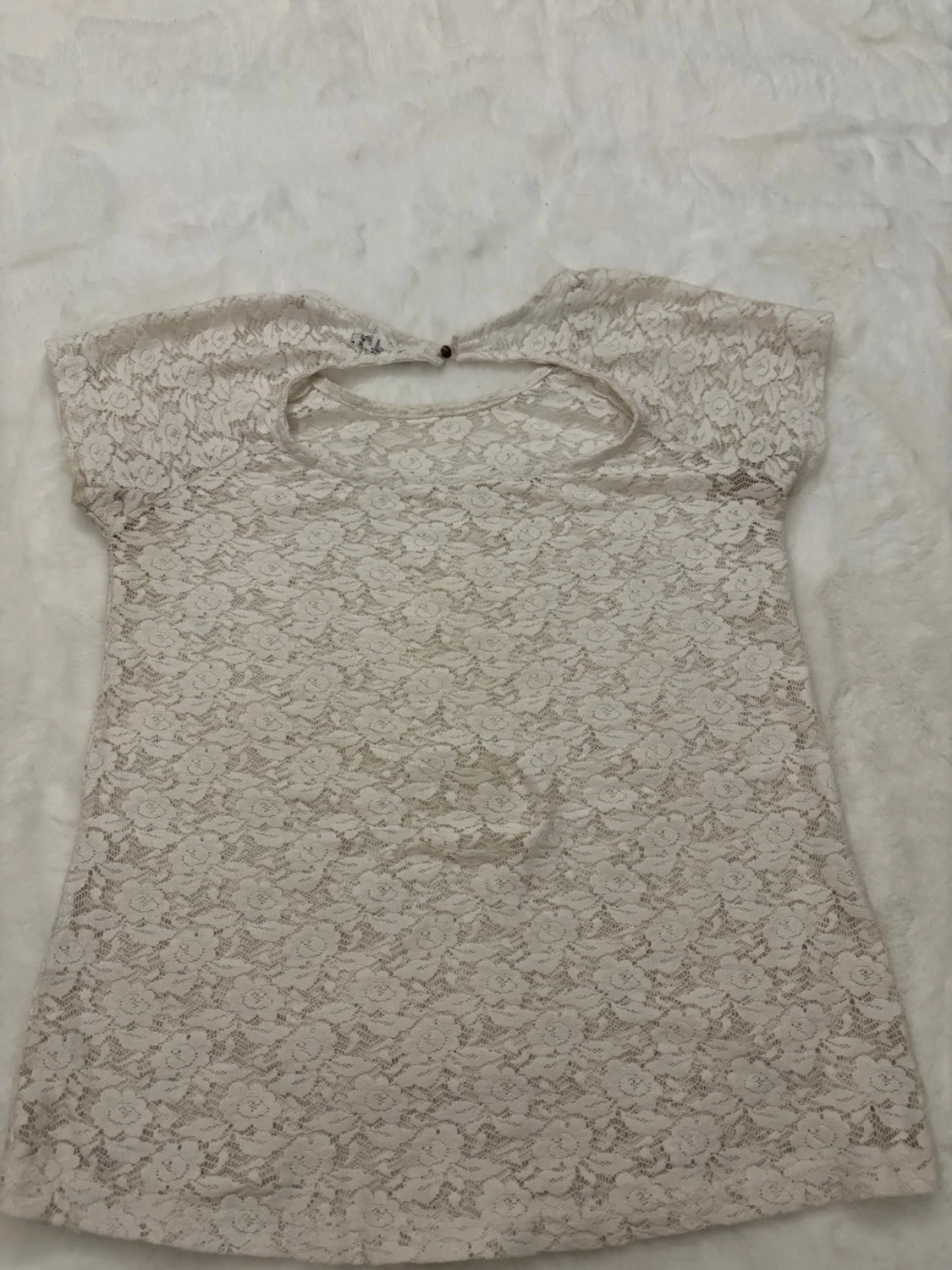 Vit spetsblus från Pull&Bear - 1