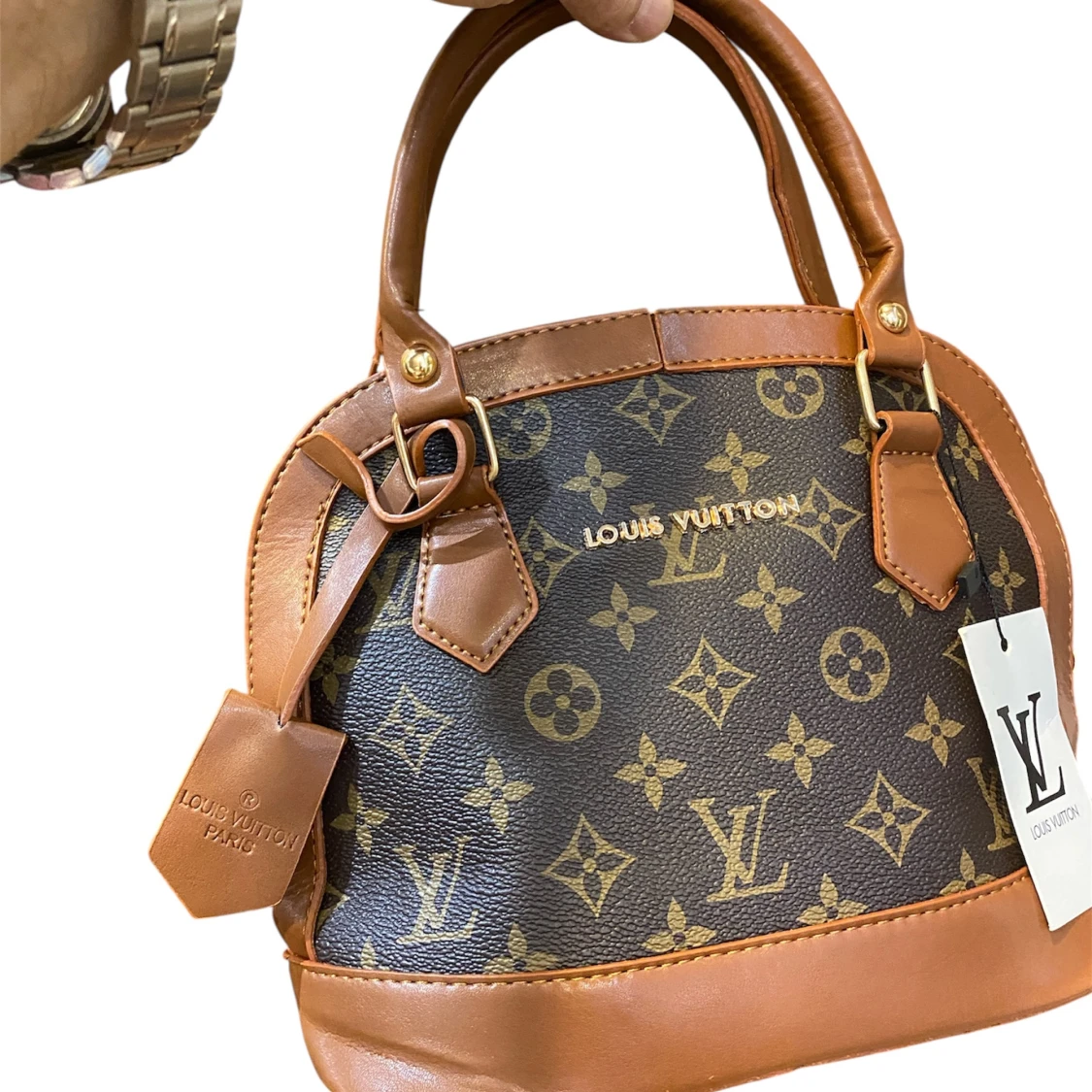  brun handväska  - 1