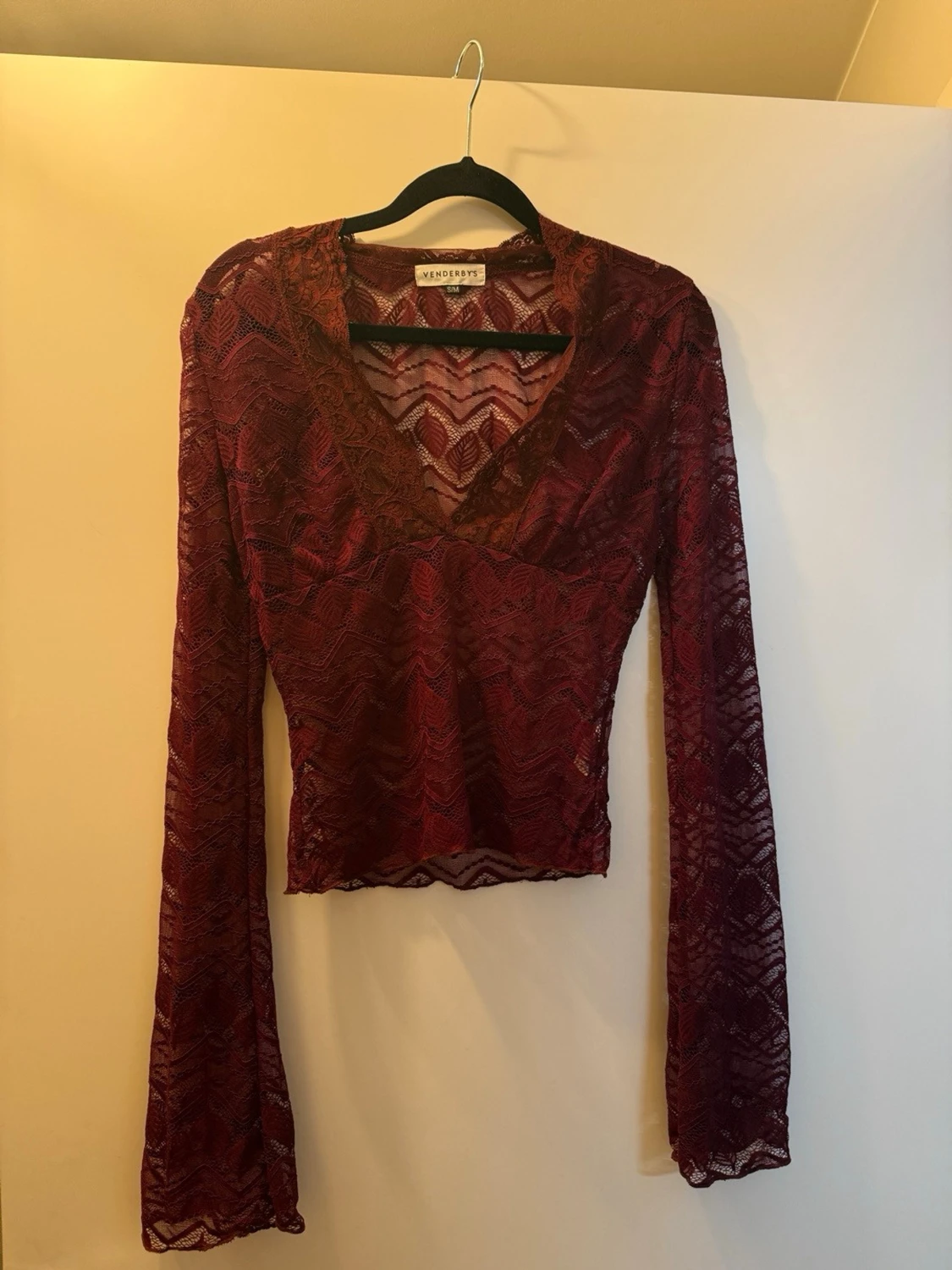 Röd spetstopp från Venderby’s  - 1