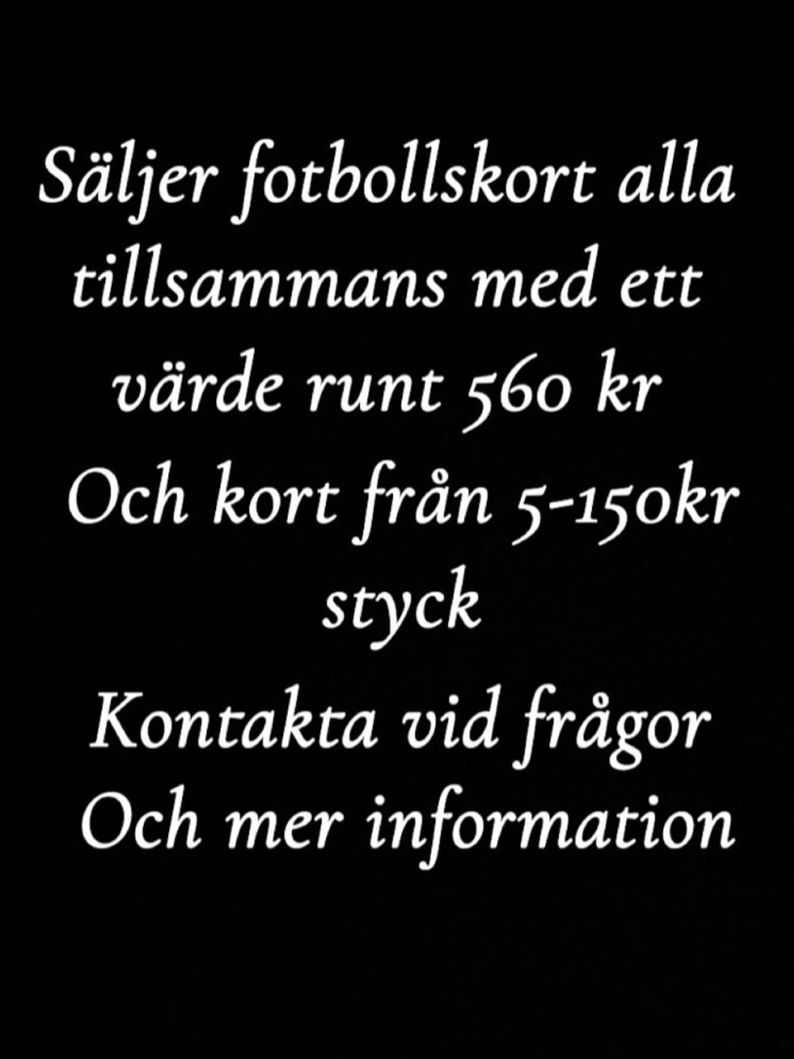 Fotbollskort 