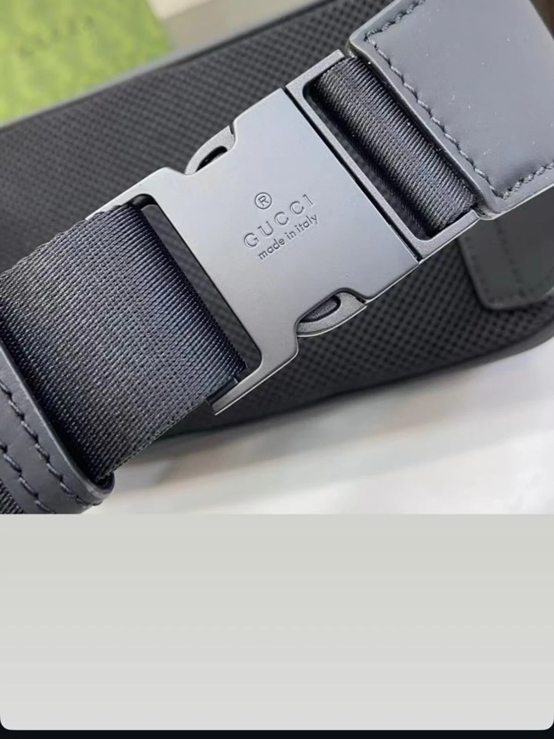 Svart magväska från Gucci i skinn - 3