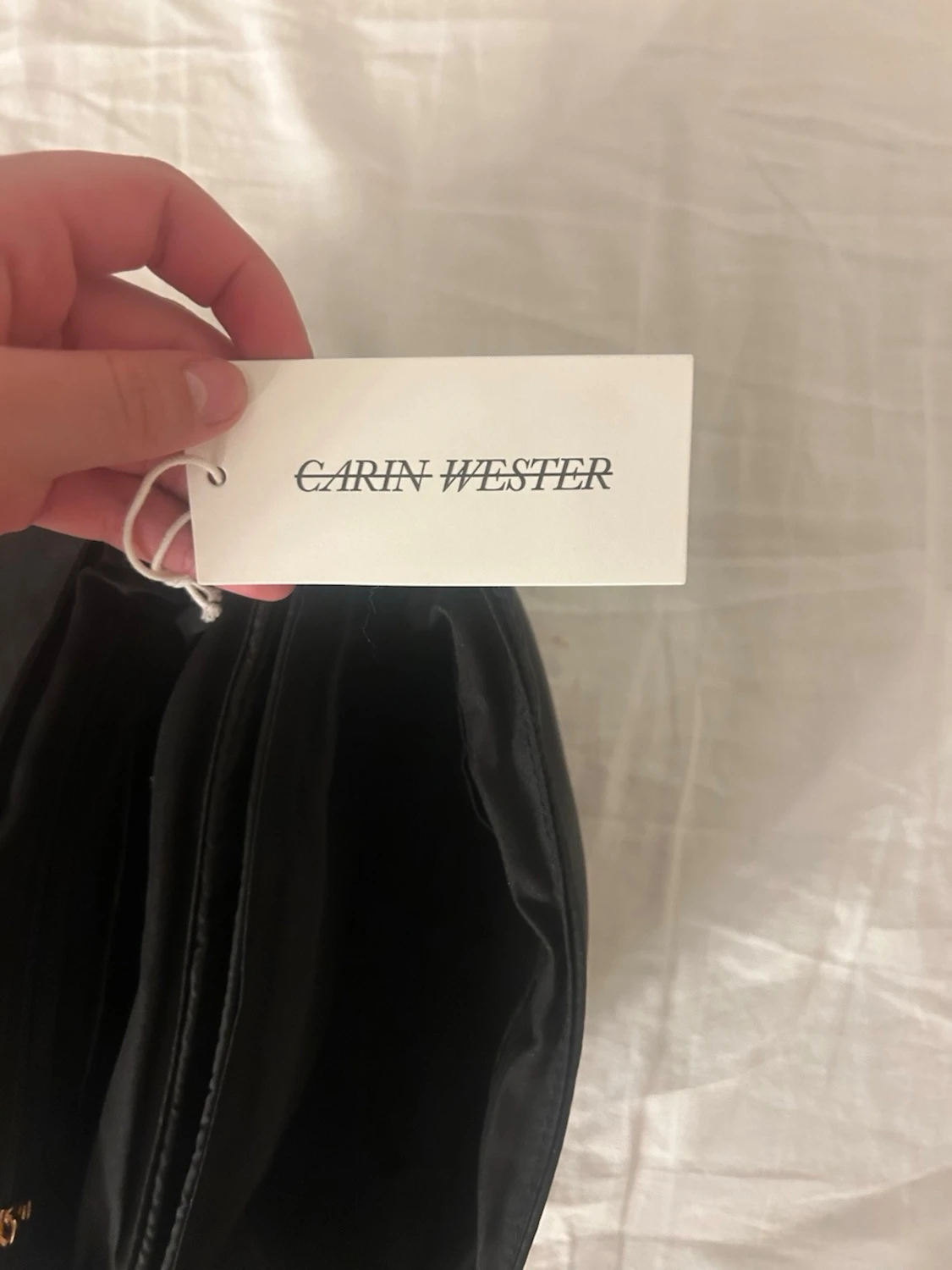 Svart quiltad handväska Carin Wester - 2