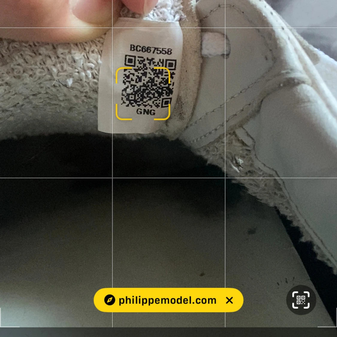 Philippe Model vita sneakers med grå detaljer - 3