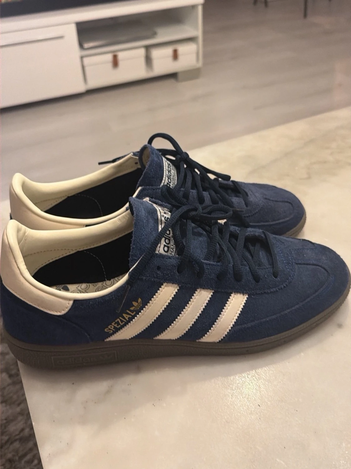 Adidas Spezial blå sneakers stl 46