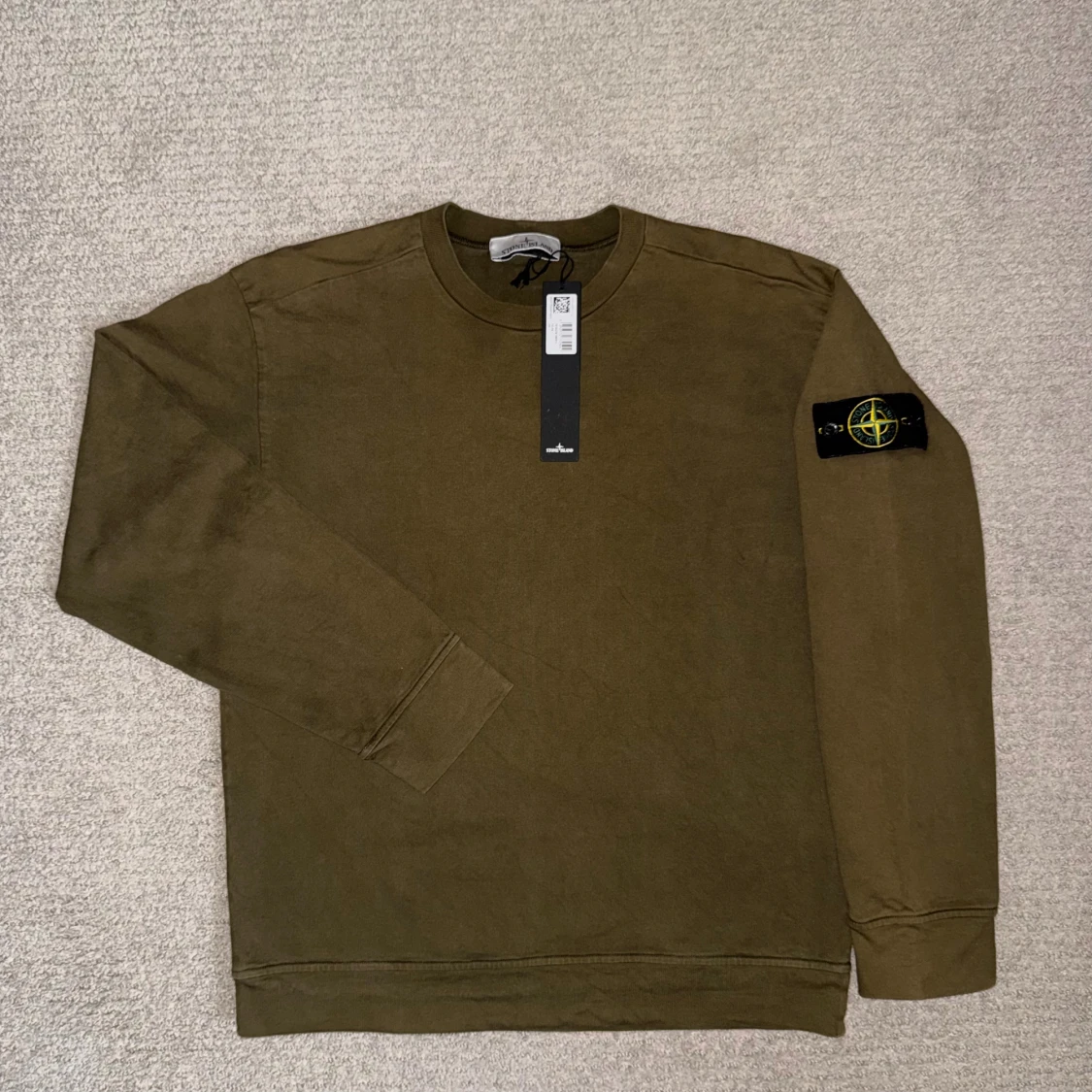 Olivgrön sweatshirt från Stone Island - 1