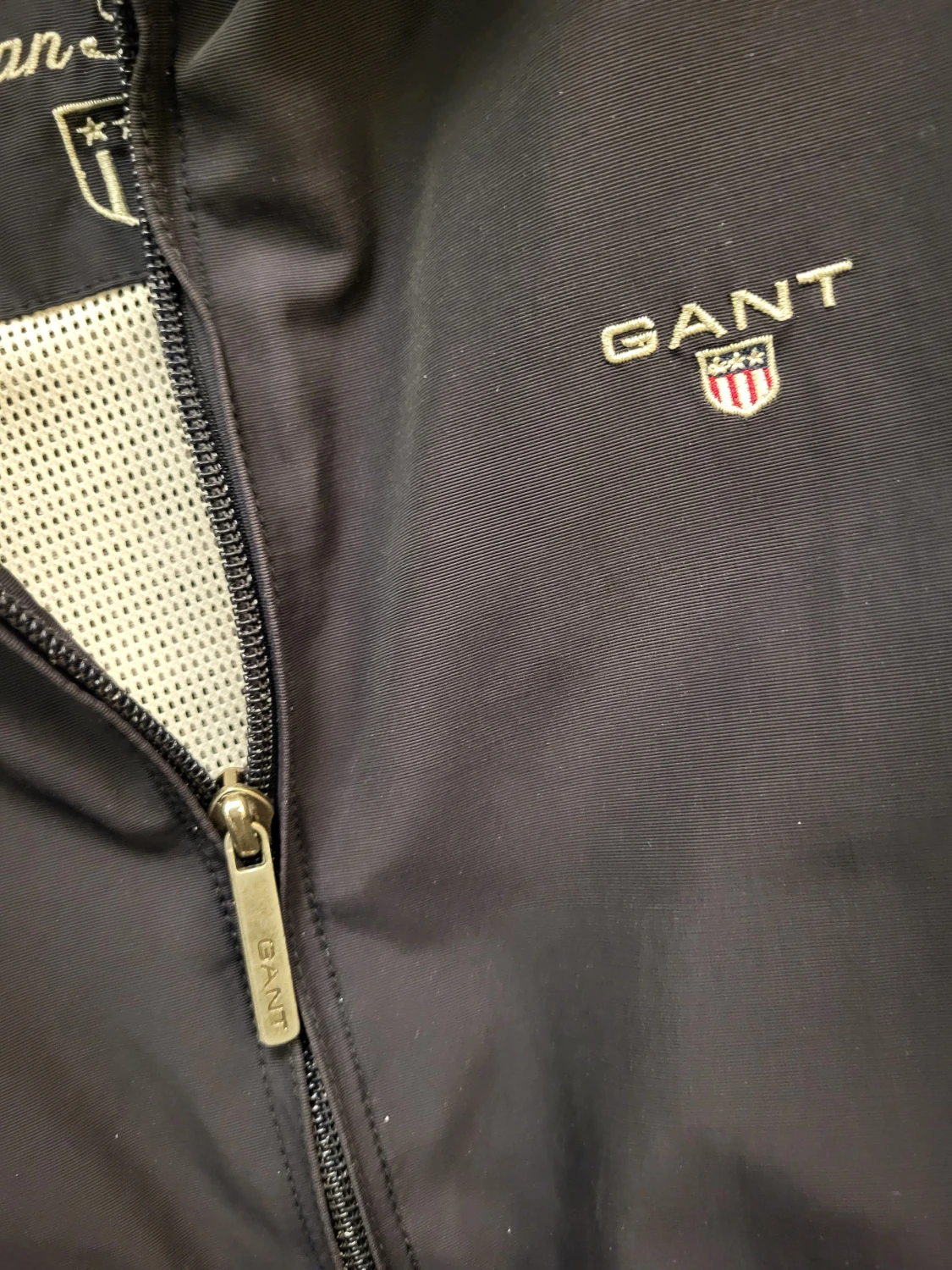 Marinblå vindjacka från Gant - 3